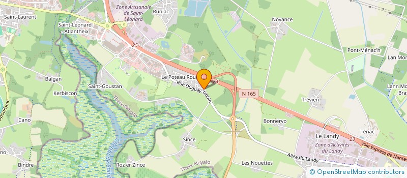 localisation de l'entreprise MONSIEUR THOMAS LE BAYON  THEIX-NOYALO