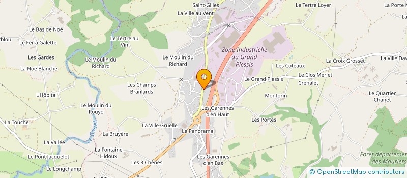 localisation de l'entreprise MONSIEUR THOMAS LE BELLEGUY  PLAINTEL