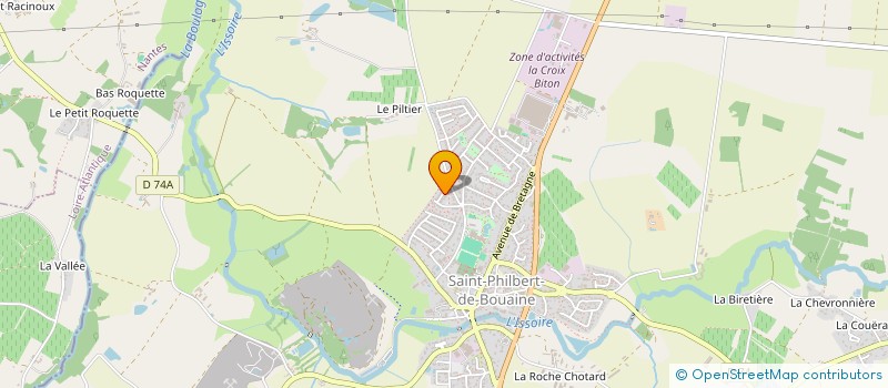 localisation de l'entreprise MONSIEUR THOMAS LE BLIGUET  SAINT-PHILBERT-DE-BOUAINE
