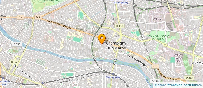 localisation de l'entreprise MONSIEUR THOMAS LE BLOCH à CHAMPIGNY-SUR-MARNE