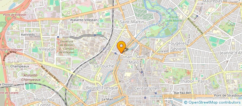 localisation de l'entreprise MONSIEUR THOMAS LE BOURDOULOUS  RENNES