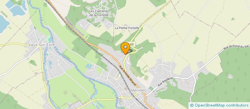 localisation de l'entreprise MONSIEUR THOMAS LE BOURHIS  MENILLES