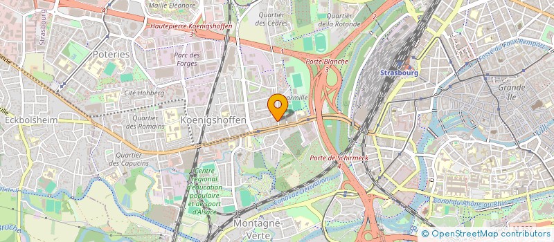 localisation de l'entreprise MONSIEUR THOMAS LE BOURVELLEC à STRASBOURG