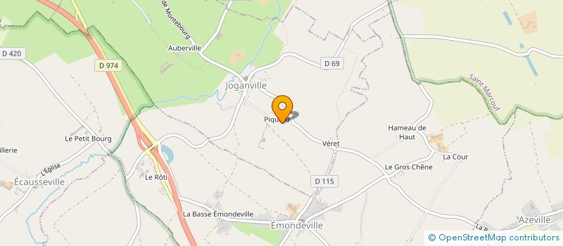 localisation de l'entreprise MONSIEUR THOMAS LE BRETON  JOGANVILLE