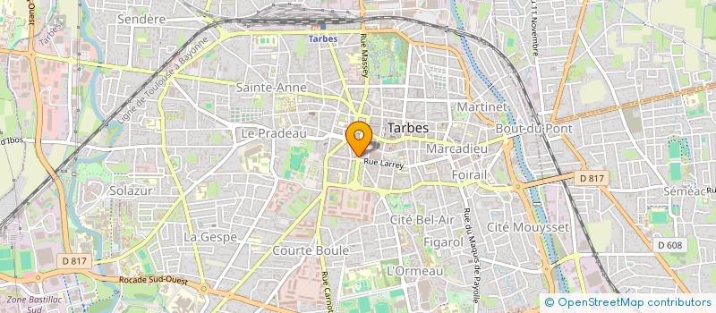 localisation de l'entreprise MONSIEUR THOMAS LE CALVAR  TARBES