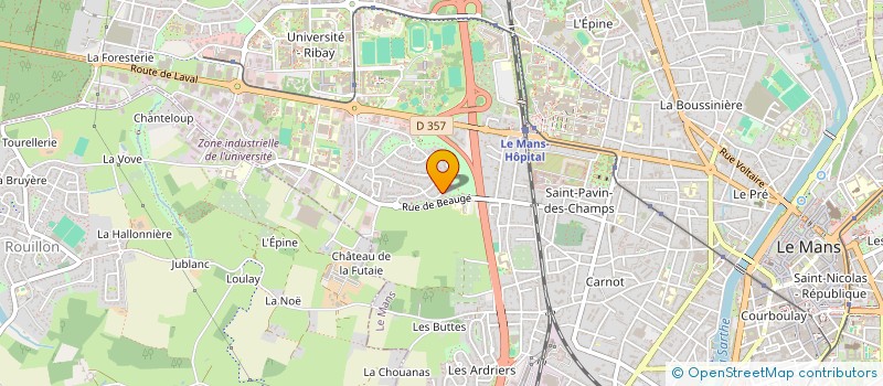 localisation de l'entreprise MONSIEUR THOMAS LE CLEAC'H  LE MANS