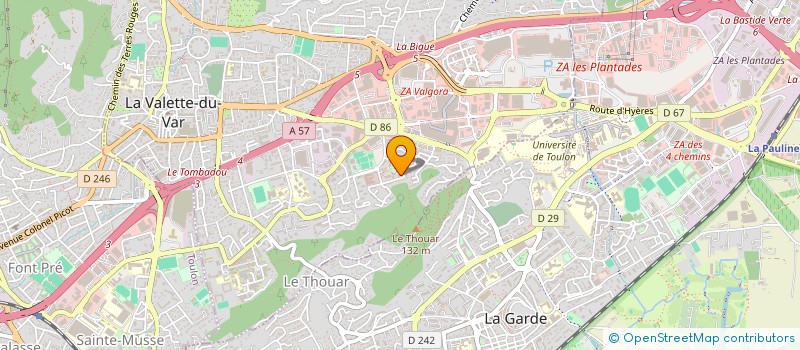 localisation de l'entreprise MONSIEUR THOMAS LE COGUIC à LA VALETTE-DU-VAR