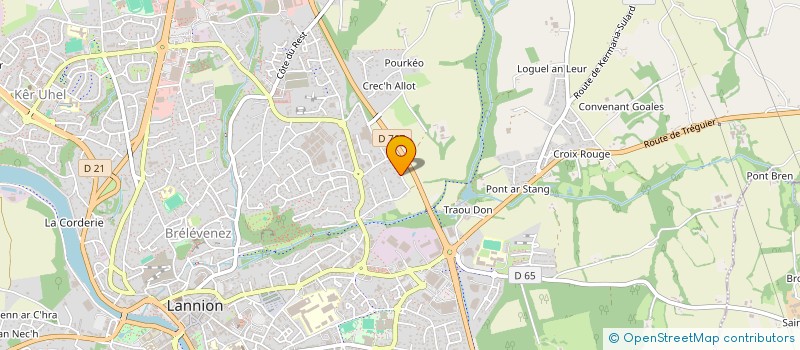 localisation de l'entreprise MONSIEUR THOMAS LE FLEM à LANNION