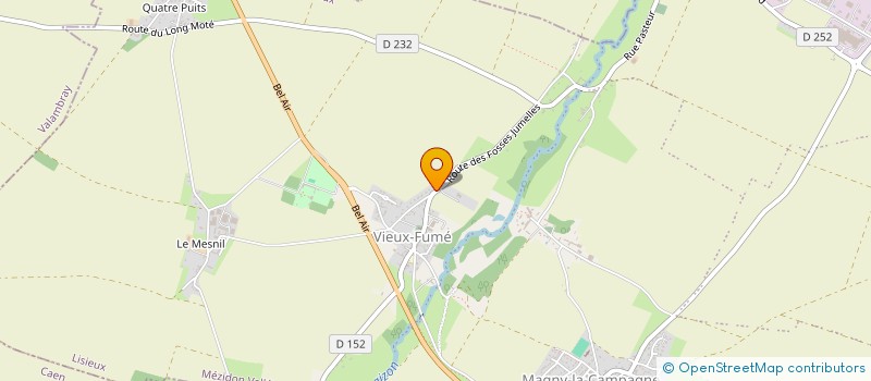 localisation de l'entreprise MONSIEUR THOMAS LE FRANCOIS  MEZIDON VALLEE D'AUGE