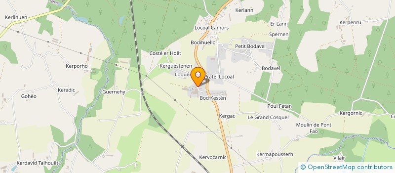 localisation de l'entreprise MONSIEUR THOMAS LE GOURIEREC  TEILLAY