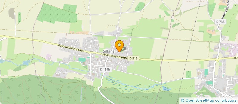 localisation de l'entreprise MONSIEUR THOMAS LE GUAY  SILLANS