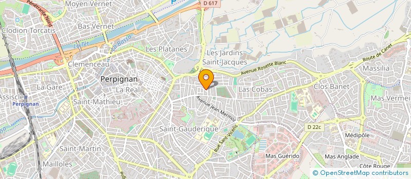 localisation de l'entreprise MONSIEUR THOMAS LE JEUNE  PERPIGNAN