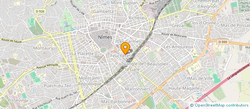 localisation de l'entreprise MONSIEUR THOMAS LE LETTY  NIMES