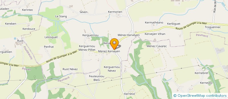 localisation de l'entreprise MONSIEUR THOMAS LE LONS  PLOGASTEL-SAINT-GERMAIN