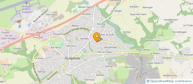 localisation de l'entreprise MONSIEUR THOMAS LE MEUR à BREST