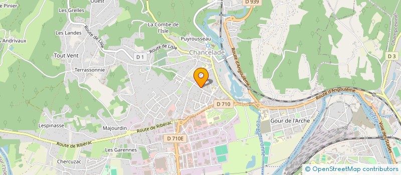 localisation de l'entreprise MONSIEUR THOMAS LE NAOUR  SOURZAC