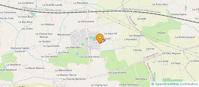 localisation de l'entreprise MONSIEUR THOMAS LE PAGE  MORDELLES