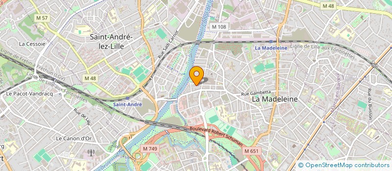 localisation de l'entreprise MONSIEUR THOMAS LE PAPE à LA MADELEINE