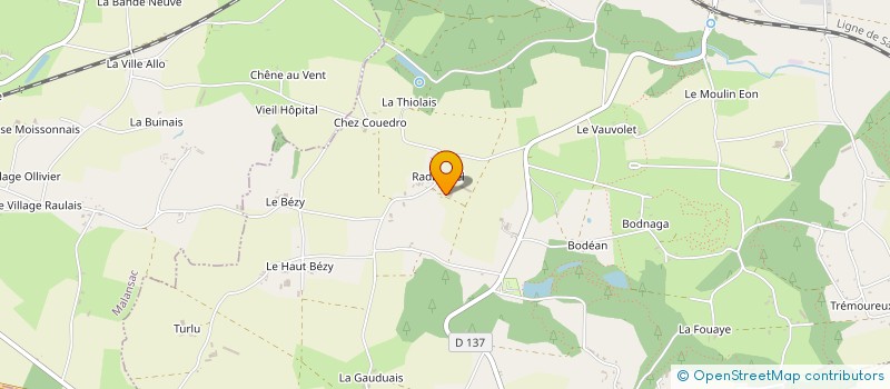 localisation de l'entreprise MONSIEUR THOMAS LE PETIT-CORPS  SAINT-JACUT-LES-PINS