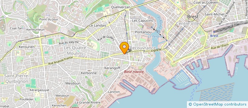 localisation de l'entreprise MONSIEUR THOMAS LE QUERE à BREST