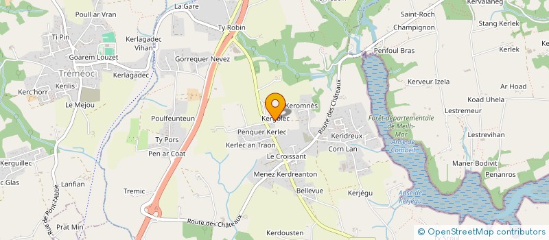 localisation de l'entreprise MONSIEUR THOMAS LE RESTE  COMBRIT