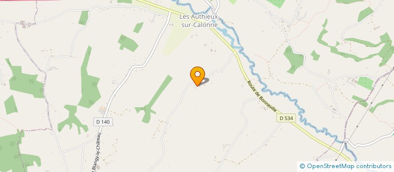 localisation de l'entreprise MONSIEUR THOMAS LEBEL  LES AUTHIEUX-SUR-CALONNE