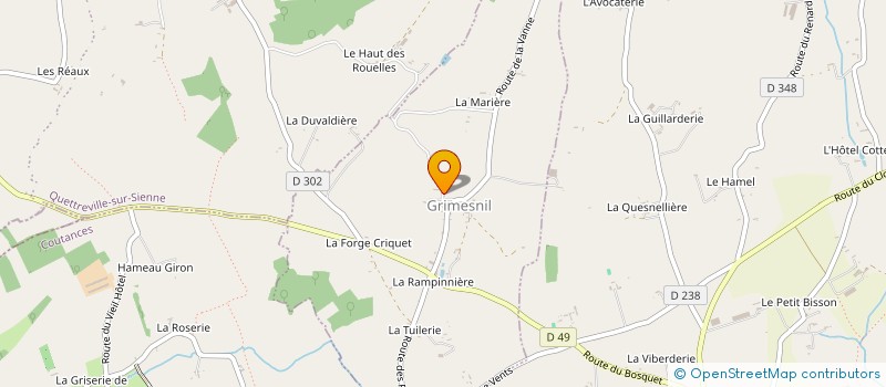 localisation de l'entreprise MONSIEUR THOMAS LEBLOND  GRIMESNIL