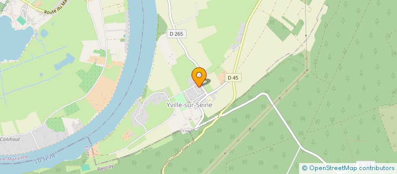 localisation de l'entreprise MONSIEUR THOMAS LEBORGNE  YVILLE-SUR-SEINE