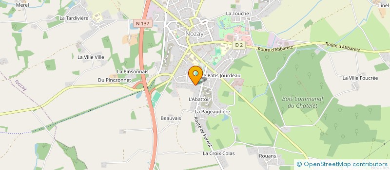 localisation de l'entreprise MONSIEUR THOMAS LEBRETON à NOZAY