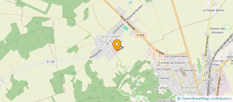 localisation de l'entreprise MONSIEUR THOMAS LECAT  SAINT-LEGER-SOUS-BRIENNE