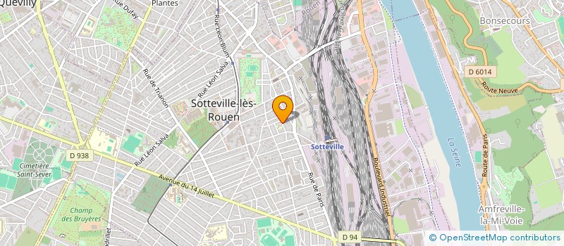 localisation de l'entreprise MONSIEUR THOMAS LECERF  SOTTEVILLE-LES-ROUEN