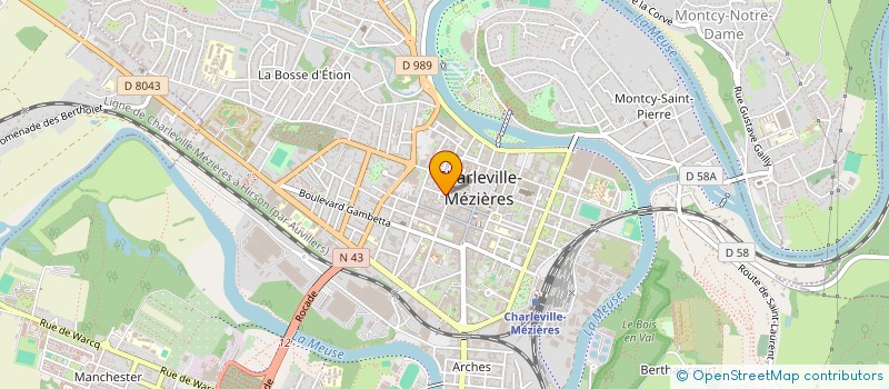 localisation de l'entreprise MONSIEUR THOMAS LECLAIR  CHARLEVILLE-MEZIERES