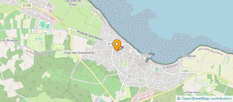 localisation de l'entreprise MONSIEUR THOMAS LECLERC  LA FLOTTE