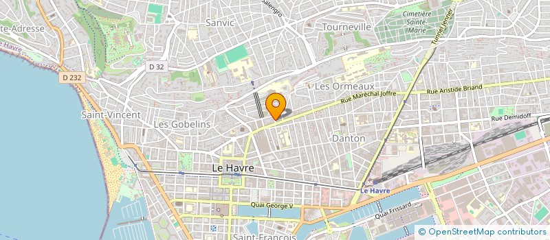 localisation de l'entreprise MONSIEUR THOMAS LECLERC à LE HAVRE