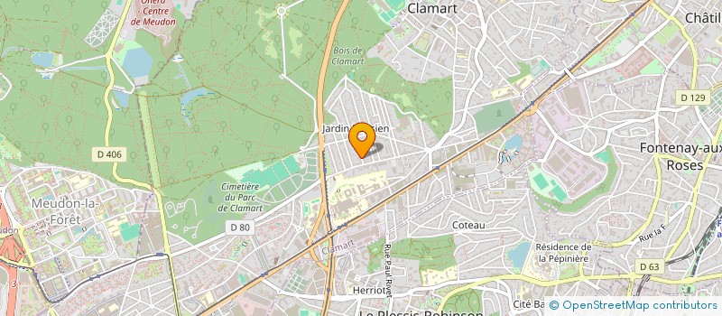 localisation de l'entreprise MONSIEUR THOMAS LECLERC  CLAMART