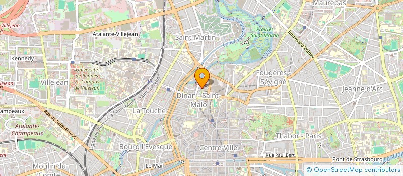 localisation de l'entreprise MONSIEUR THOMAS LECLERCQ  RENNES