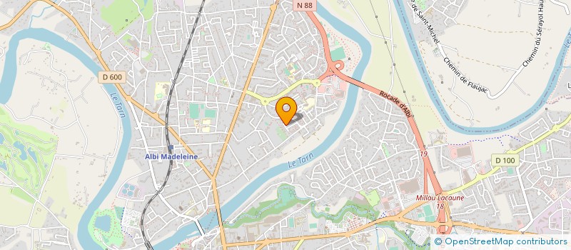 localisation de l'entreprise MONSIEUR THOMAS LECOEUR à ALBI