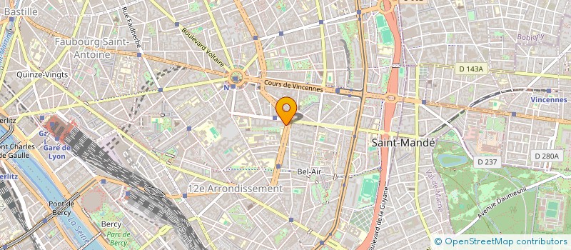 localisation de l'entreprise MONSIEUR THOMAS LECUISINIER  PARIS