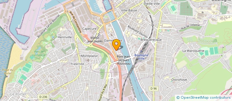 localisation de l'entreprise MONSIEUR THOMAS LEFEBVRE à BOULOGNE-SUR-MER