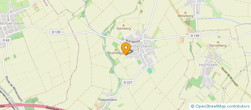 localisation de l'entreprise MONSIEUR THOMAS LEFEBVRE  WITTERSHEIM