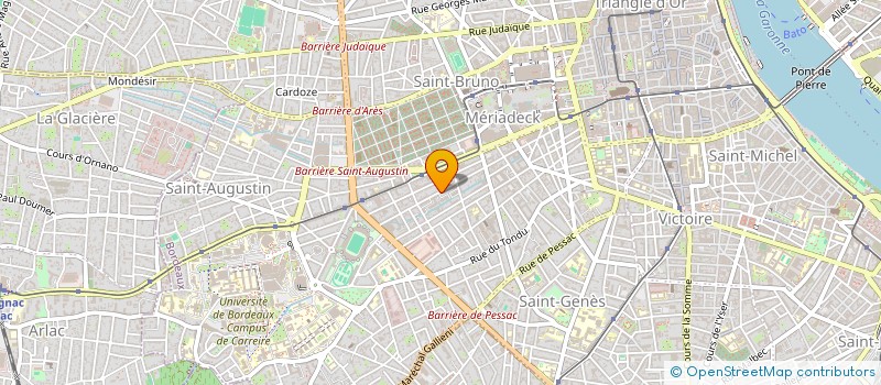 localisation de l'entreprise MONSIEUR THOMAS LEGER  BORDEAUX