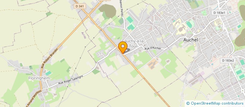 localisation de l'entreprise MONSIEUR THOMAS LEGRAND  AMETTES