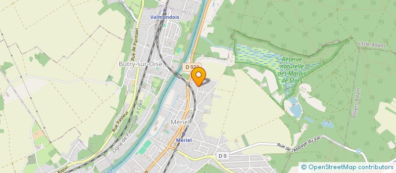 localisation de l'entreprise MONSIEUR THOMAS LEJEUNE  MERY-SUR-OISE