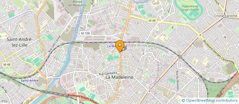 localisation de l'entreprise MONSIEUR THOMAS LEJOUR à LA MADELEINE