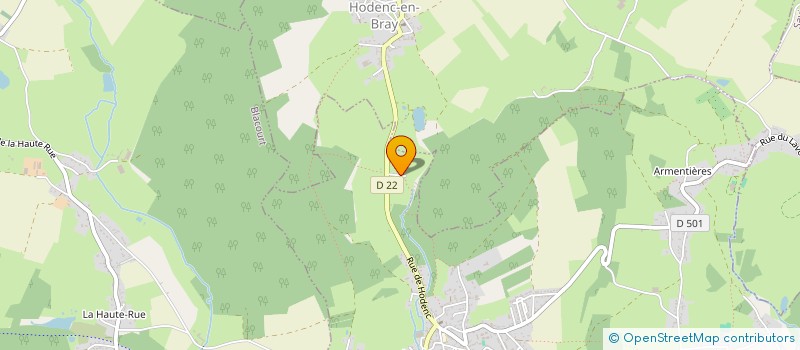 localisation de l'entreprise MONSIEUR THOMAS LELEU  LACHAPELLE-AUX-POTS