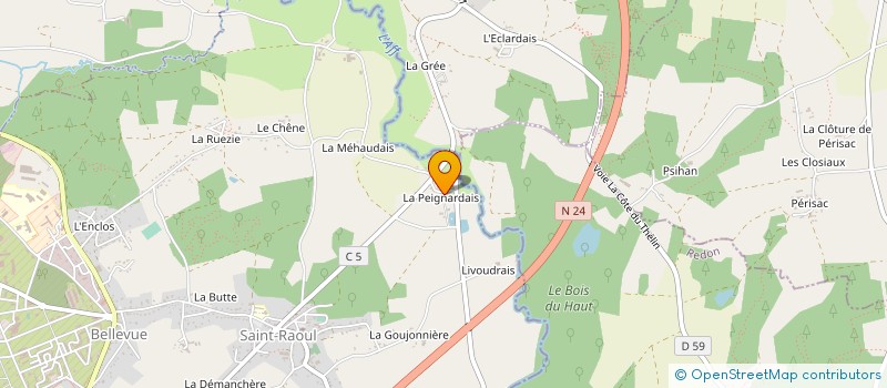 localisation de l'entreprise MONSIEUR THOMAS LELEU  GUER