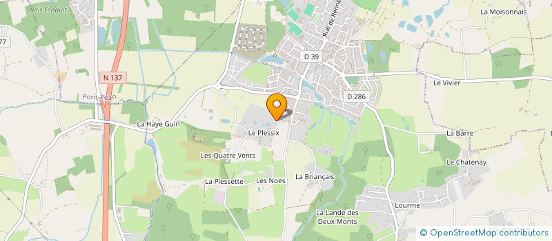 localisation de l'entreprise MONSIEUR THOMAS LELIEVRE à ORGERES