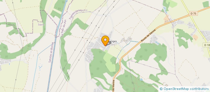 localisation de l'entreprise MONSIEUR THOMAS LELIEVRE  CHAMAGNIEU