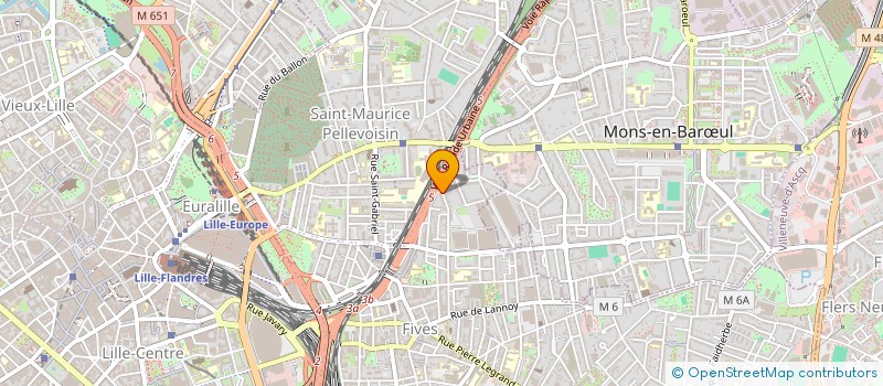localisation de l'entreprise MONSIEUR THOMAS LELONG à LILLE