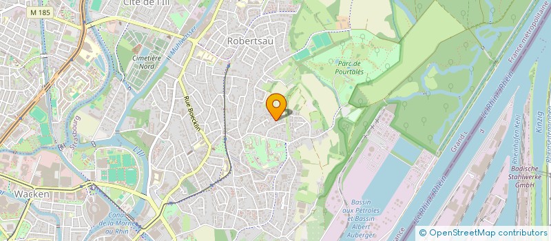 localisation de l'entreprise MONSIEUR THOMAS LELOUP  STRASBOURG